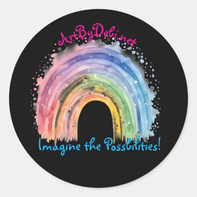 Art by Debi, Aufkleber (Vorderseite)