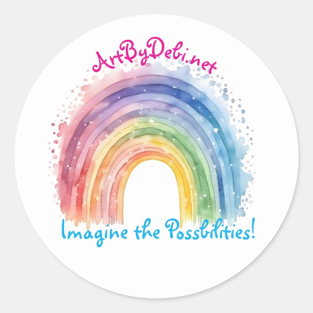 Art by Debi, Aufkleber (Vorderseite)