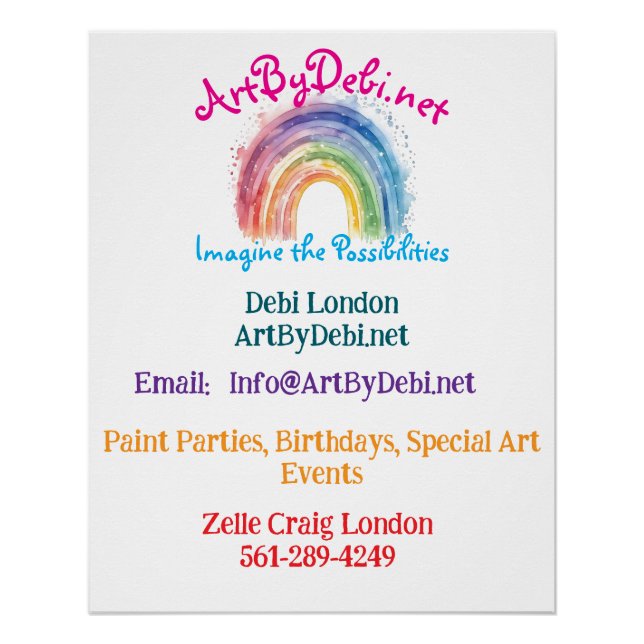 Art by Debi, Paper Poster (Vorderseite)