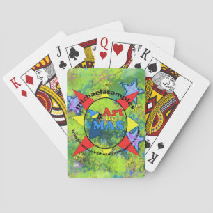 Art By MAS Logo auf Spielkarten