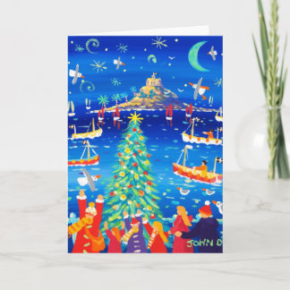 Art Card: Singen um den Baum, Mounts Bay Feiertagskarte