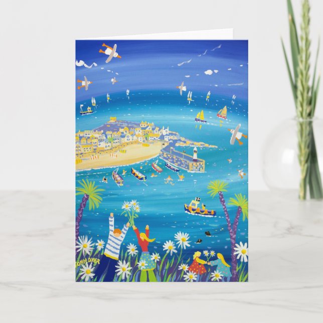 Art Card: Waving Daisies, St. Ives Karte (Vorderseite)