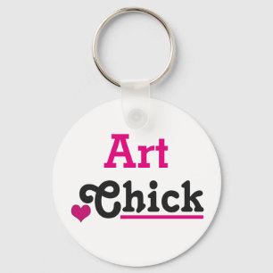 Art Chick Schlüsselanhänger