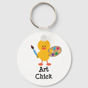 Art Chick Schlüsselanhänger