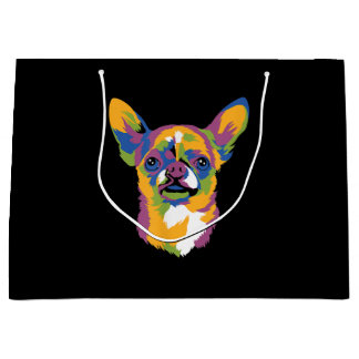 Art Chihuahua Niedlich Paw Pet Geschenk Männer Fra Große Geschenktüte