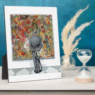 Art Connoeure by Norman Rockwell Fotoplatte