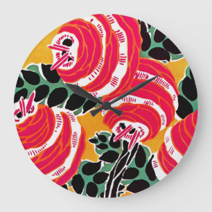 Art Deco #10 von Seguy im Emporio Moffa Große Wanduhr