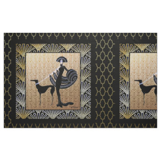 Art Deco 16 Zoll Kissen Panels Stoff