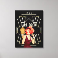 Art Deco 1920er Dame Spiegel Goldrahmen Schwarz