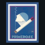Art Deco 1930 Primrose Zigarettenanzeige Poster<br><div class="desc">Einzigartig,  Art Deco,  Werbung für Primrose Zigaretten-ca. 1930 16x20 hier gezeigt.</div>