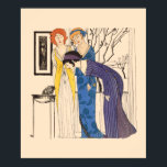 Art Deco 3 Paul Poiret Kleider von Paul Iribe Poster<br><div class="desc">Dies ist ein digital erweiterter Druck einer Vintagen 1908 Paul Iribe Art Deco Modedarstellung von drei Paul Poiret Kleider. Sie können die Hintergrundfarbe anpassen.</div>