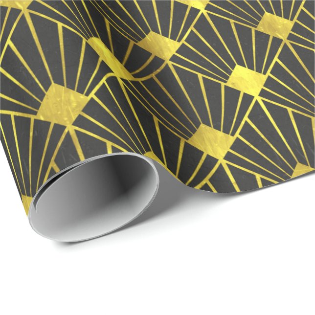 Art Deco 3A Wrapping Paper Geschenkpapier (Rolleneckpunkt)