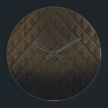 Art Deco 3D Illustration Hintergrund Große Wanduhr<br><div class="desc">3D-Illustration Hintergrund für Werbung und Tapete in der Kunst Deko und Mode Party Szene. 3D-Darstellung im dekorativen Konzept. Gold Glitzer Fischnet Muster für glamouröse Dekoration. Gatsby's goldener Reiz glänzt in einer künstlerischen Party-Szene: Gatsby, 1920er, spricht einfach, Cabaret, Deko, Textur, Muster, Gold, Bühne, Vintag, Glamour, Zwanziger, Retro, Chicago, Karneval, stilvoll, Mode,...</div>