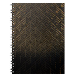Art Deco 3D Illustration Hintergrund Notizblock