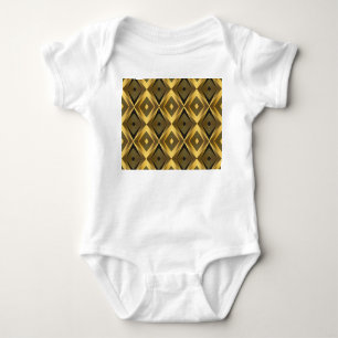 Art Deco: Abstrakt geometrischer Hintergrund Baby Strampler