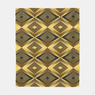 Art Deco: Abstrakt geometrischer Hintergrund Fleecedecke