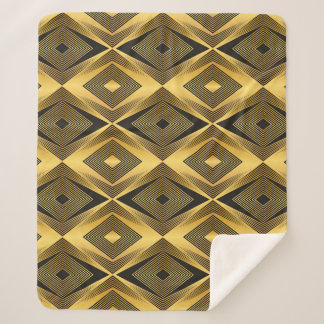 Art Deco: Abstrakt geometrischer Hintergrund Sherpadecke