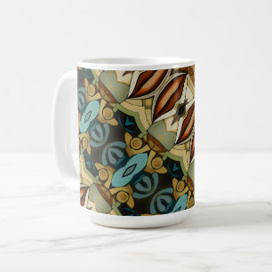 Art Deco Abstrakte Küsse Kaffeetasse