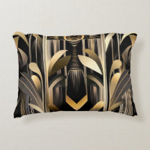 Art Deco Accent Pillow