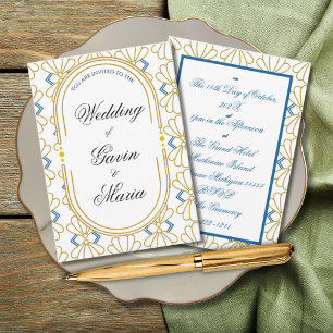 Art Deco Art Nouveau Florenz Einladung