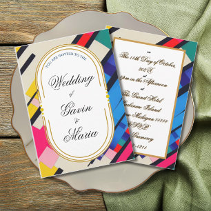 Art Deco Art Nouveau Florenz Einladung