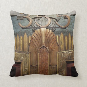 Art Deco, Art Nouveau, Vintage, Original, Aufzug,  Kissen