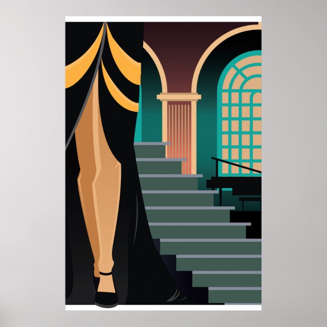 Art Deco Artwork Poster 1c (Vorne)