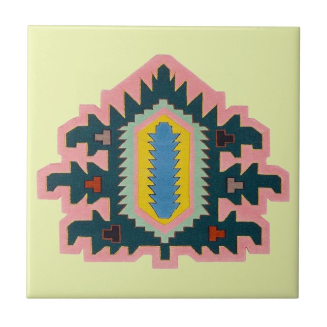 Art Deco Backsplash Fliese (Vorderseite)