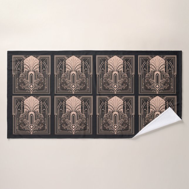 Art Deco Badehandtuch (Badehandtuch)