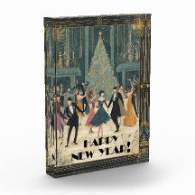 Art Deco Ballsaal Tanz Frohes Neues Jahr