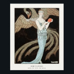 Art Deco Barbier Fashion Illustration Poster<br><div class="desc">Sortilèges: Abend Kleid,  de Beer (1922) Mode Illustration in hoher Auflösung von George Barbier. Original aus dem Rijksmuseum. Digital verbessert. George Barbier,  né Georges Augustin Barbier,  war einer der großen französischen Illustratoren des frühen 20. Jahrhunderts</div>