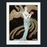 Art Deco Barbier Fashion Illustration Poster<br><div class="desc">Sortilèges: Abend Kleid,  de Beer (1922) Mode Illustration in hoher Auflösung von George Barbier. Original aus dem Rijksmuseum. Digital verbessert. George Barbier,  né Georges Augustin Barbier,  war einer der großen französischen Illustratoren des frühen 20. Jahrhunderts</div>
