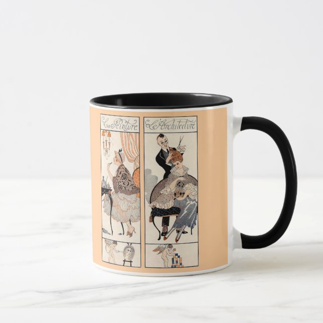 Art Deco Beauty Tasse (Rechts)