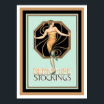 Art Deco Berkshire Strumpfs Ad Poster 12 x 16<br><div class="desc">Fantastische Art Deco,  Berkshire Strümpfe,  Werbung. Plakatmaßnahmen 12 x 16</div>