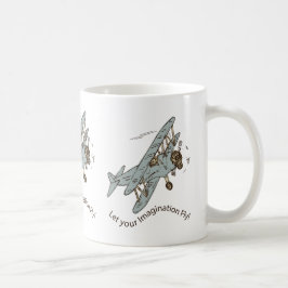 Art Deco Bi-Flugzeug - lass deine Fantasie. Kaffeetasse