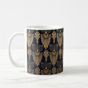Art Deco Black Gold: Retro. Kaffeetasse
