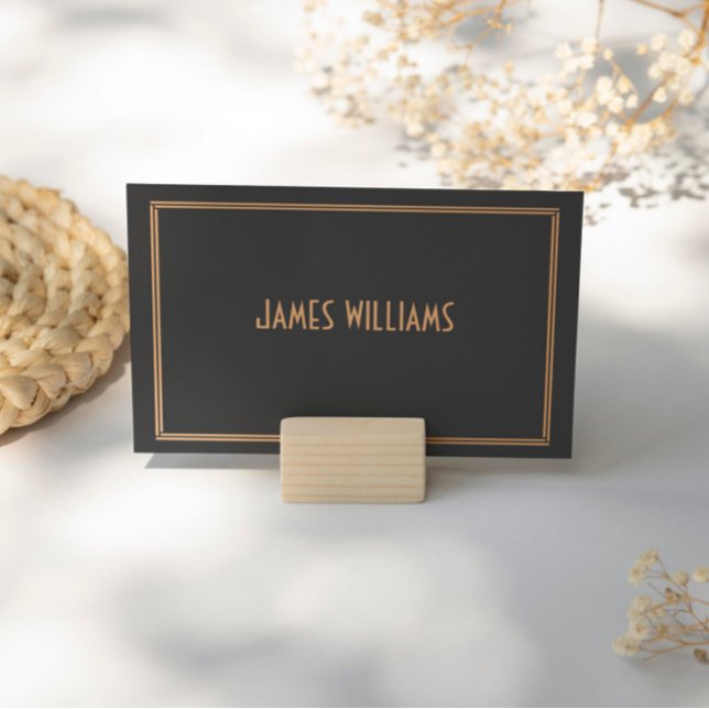 Art Deco Black Great Gatsby Place Setting Cards Tischnummer (Von Creator hochgeladen)