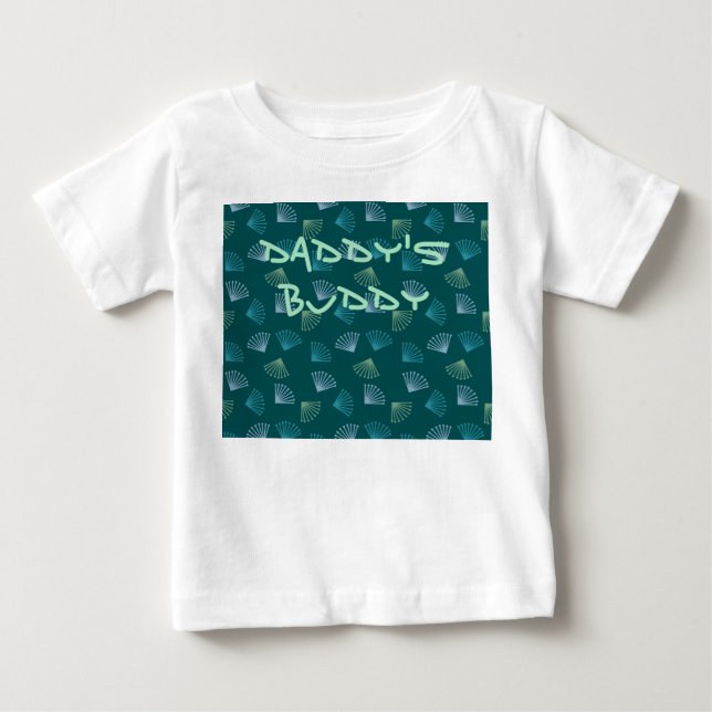 Art-Deco-Blätter Baby T-shirt (Vorderseite)