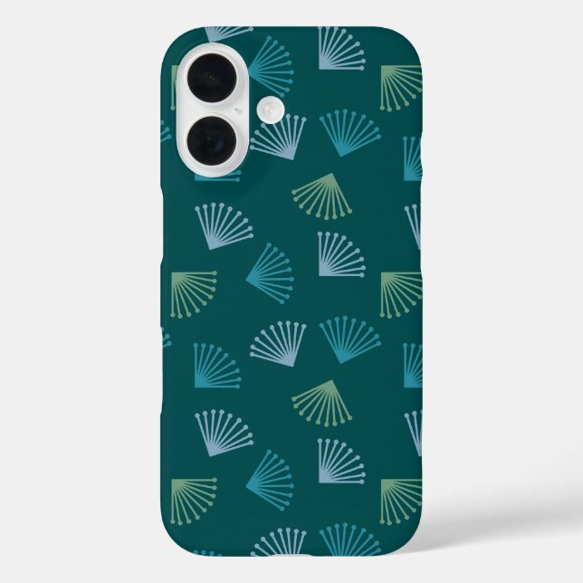 Art-Deco-Blätter Case-Mate iPhone Hülle (Rückseite)