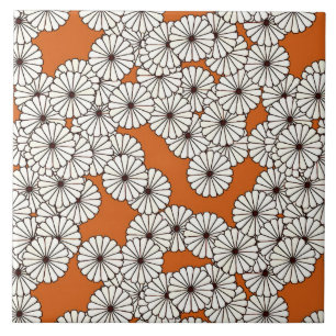 Art-Deco-Blume Fliese