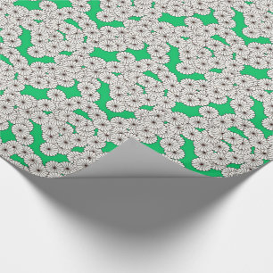 Art-Deco-Blume Geschenkpapier