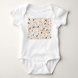 Art Deco Blume: Moderne Nahtlose Baby Strampler