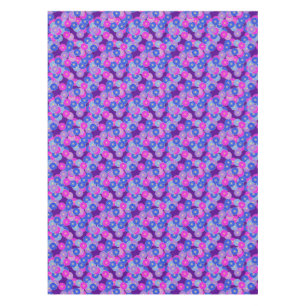 Art Deco Blume Muster - violett, blau und lila Tischdecke