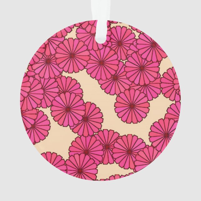 Art-Deco-Blume Ornament (Rückseite)