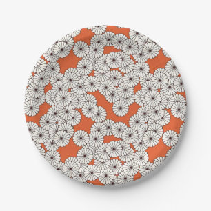 Art-Deco-Blume Pappteller