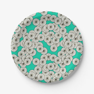 Art-Déco-Blume Pappteller