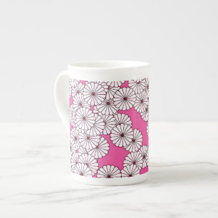 Art-Deco-Blume Prozellantasse