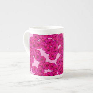 Art-Deco-Blume Prozellantasse