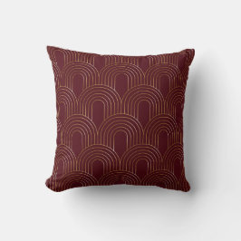 Art Deco Bögen | Elegante moderne Vintage-Schuppen Kissen