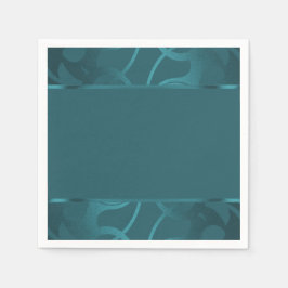 Art Deco Border Aquamarin Serviette